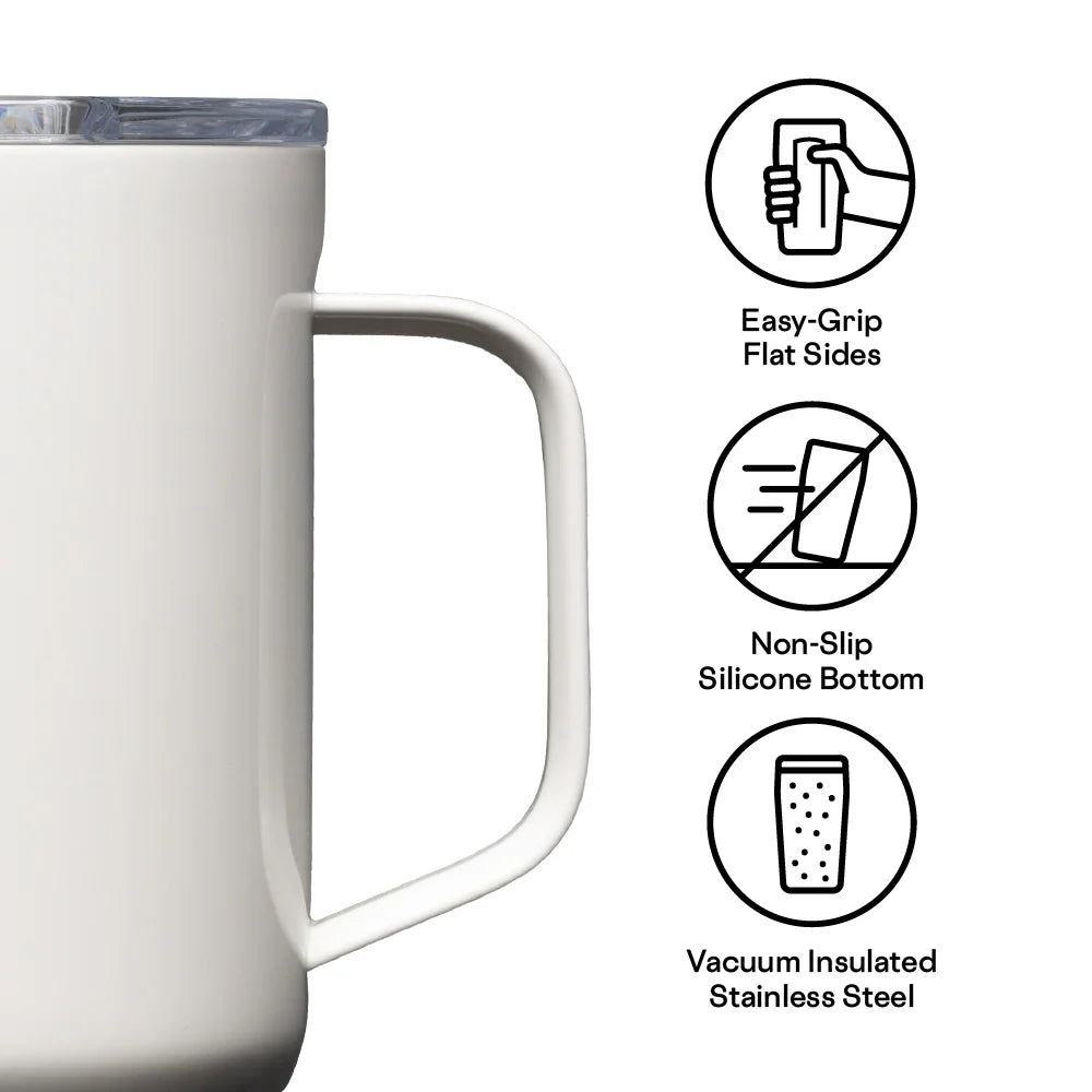 Corkcicle Mug - 16oz - Latte w/ Oat Milk