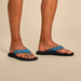 Olukai Ohana Flip Flops - Vintage Blue/Black - The Cottage