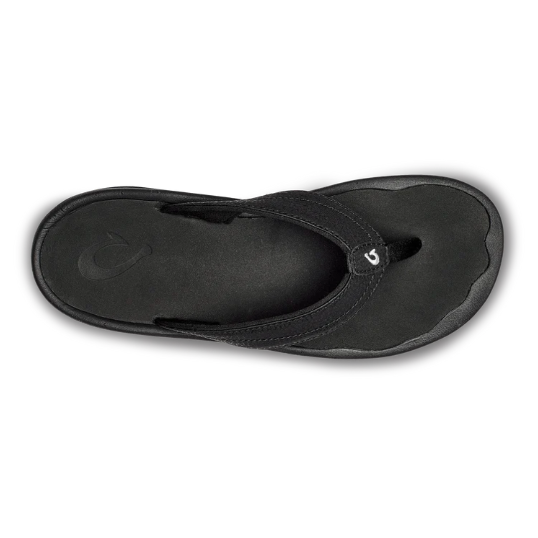 Olukai 'Ohana Flip Flops - Black - The Cottage