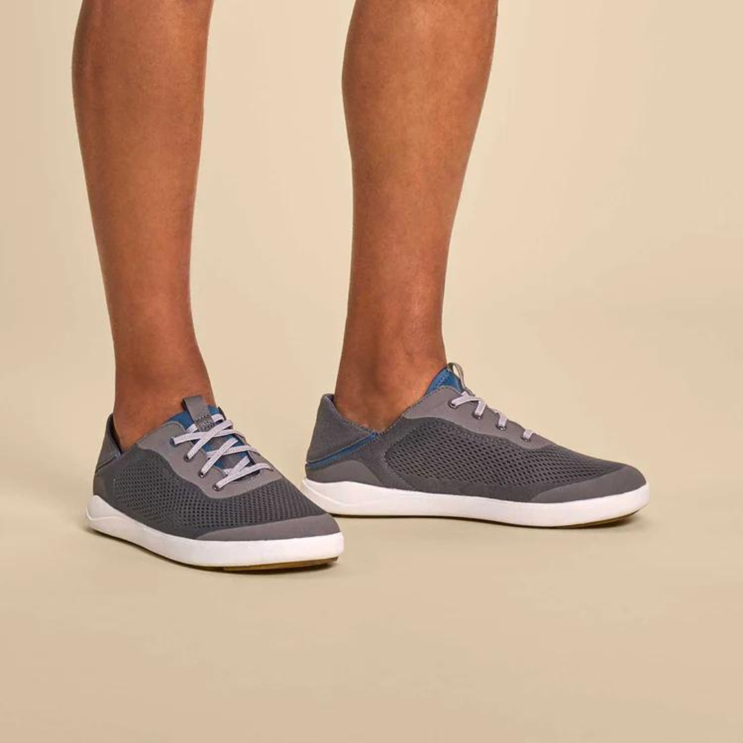 Olukai Moku Pae Sneakers - Pavement/Vintage Blue - The Cottage