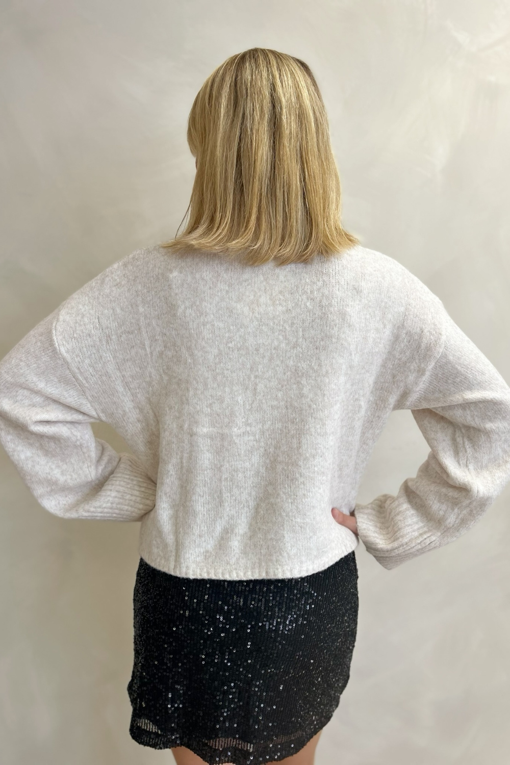 Z Supply Ursa Sweater Top - Light Oatmeal