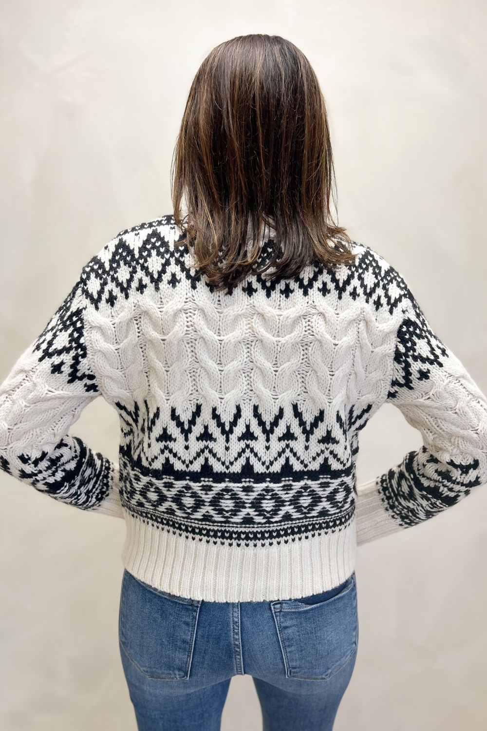 Z Supply Garland Fairisle Sweater