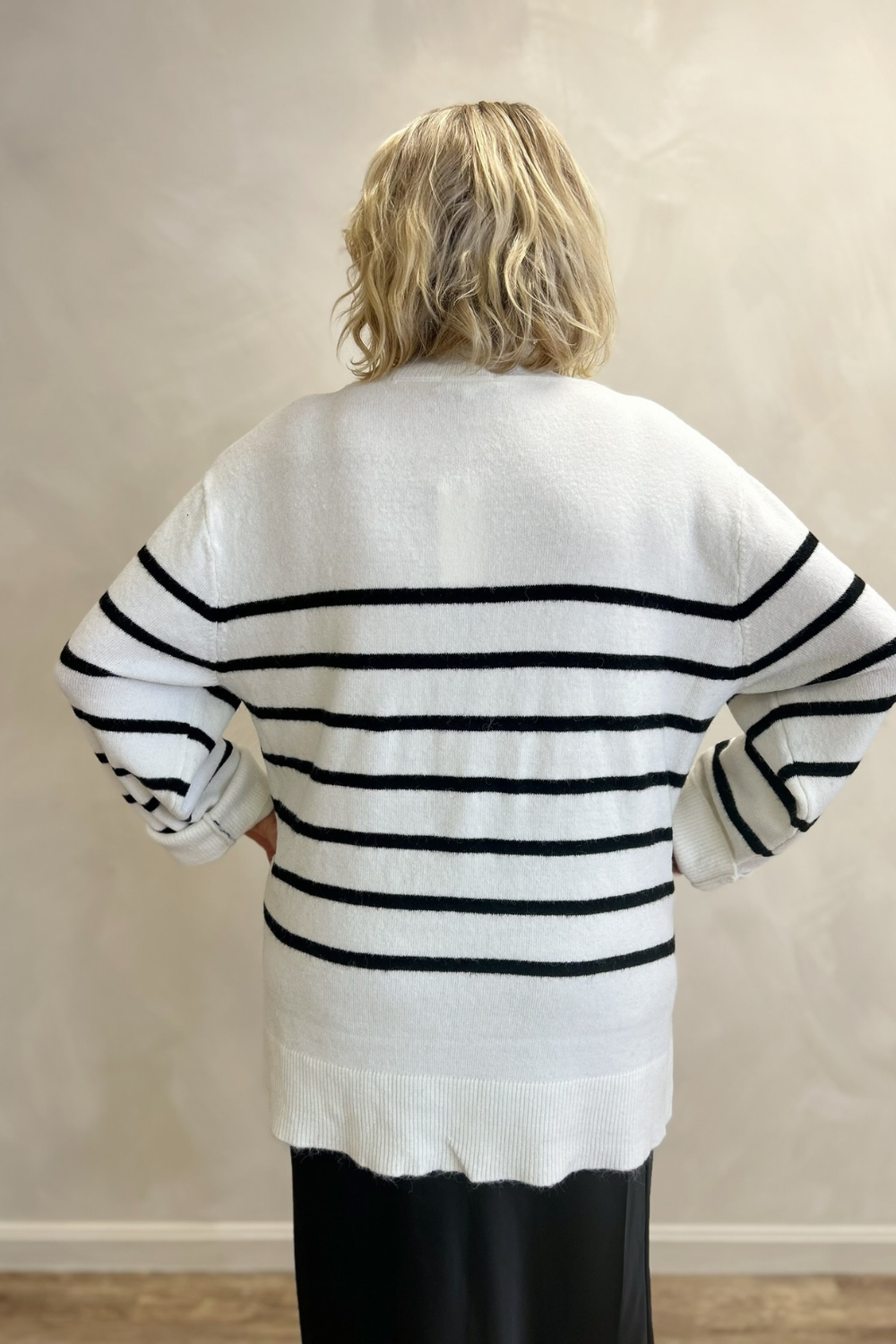 Z Supply Fin Stripe Sweater - Sea Salt