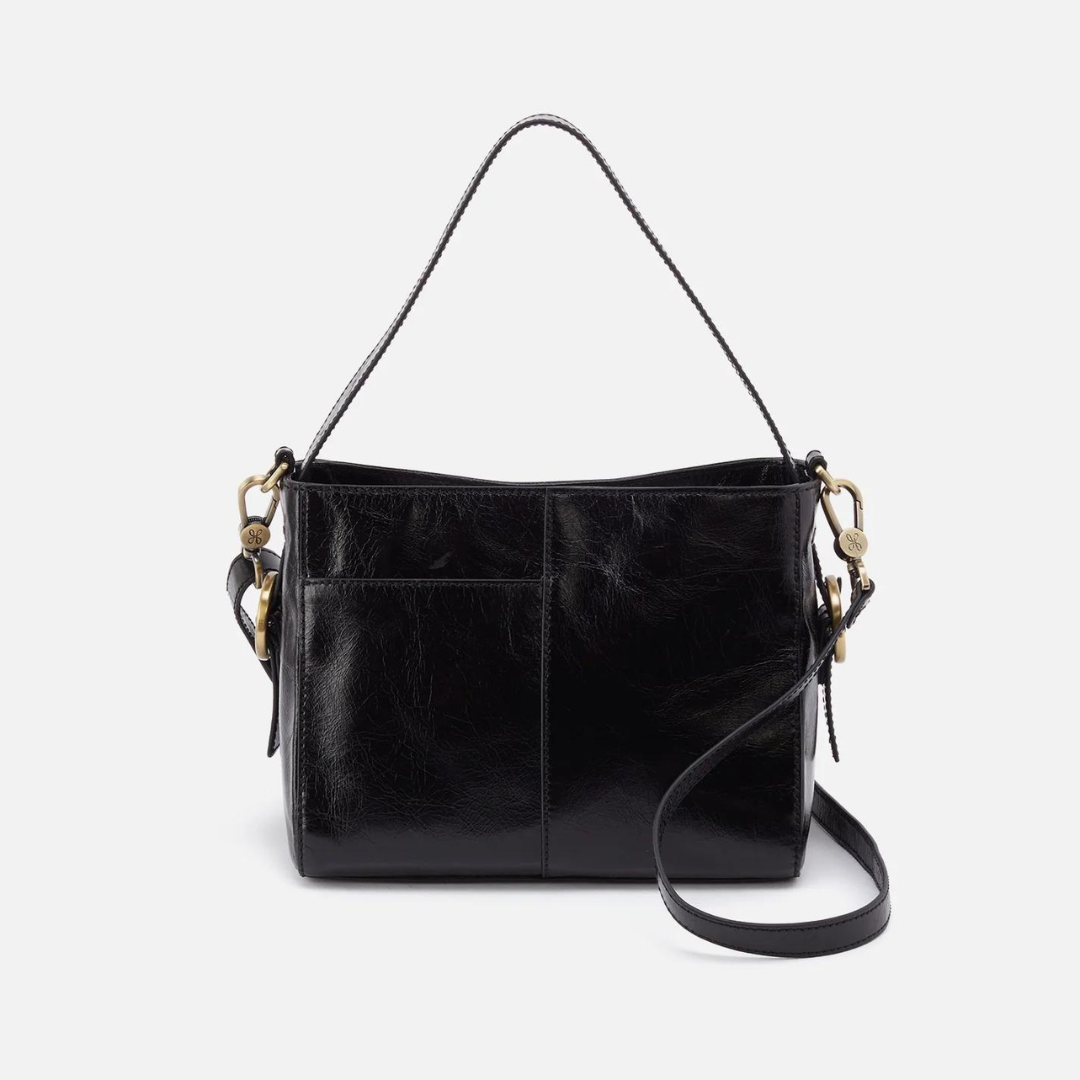 Hobo Render Small Crossbody Polished Leather