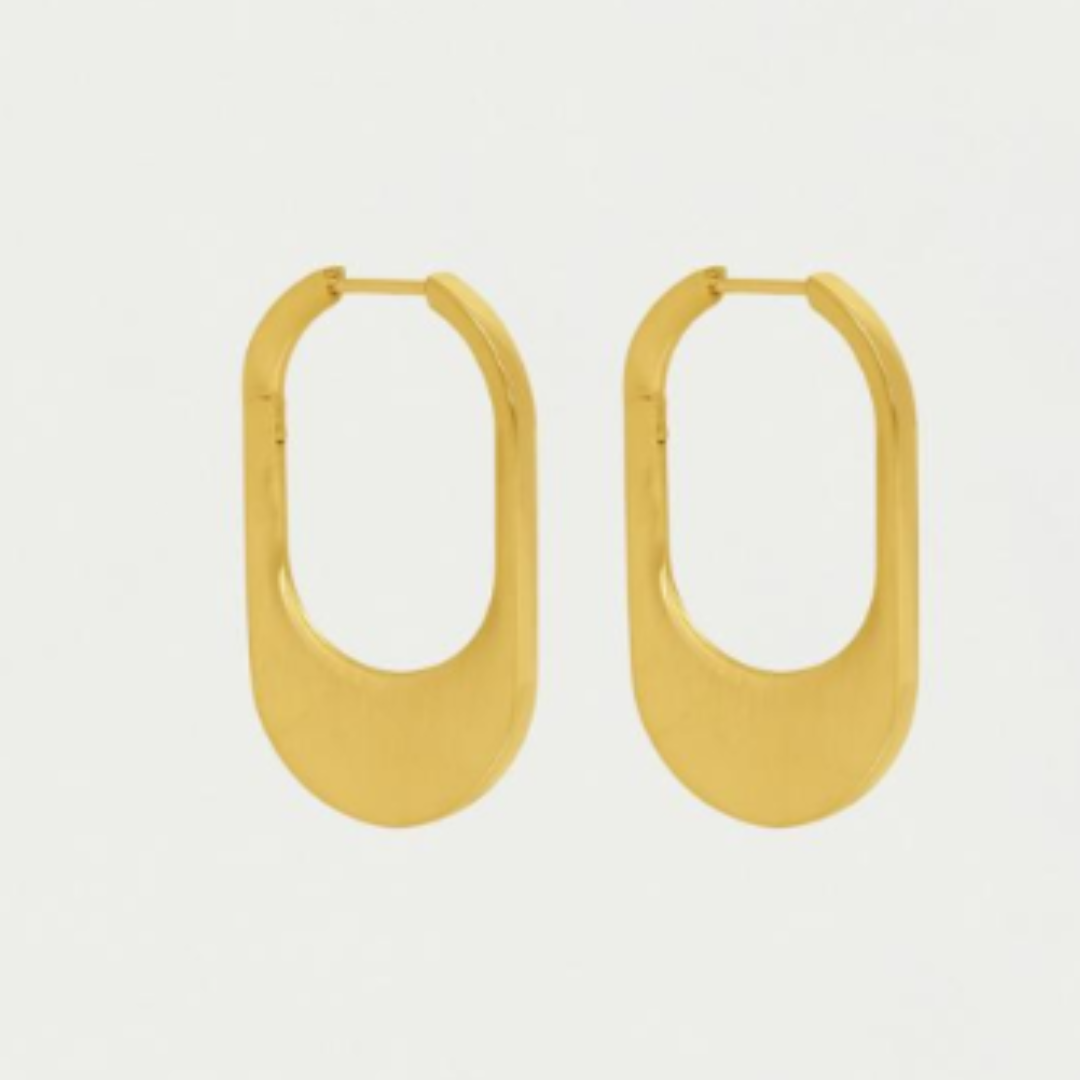 Dean Davidson Crosby Hinged Hoops - Gold