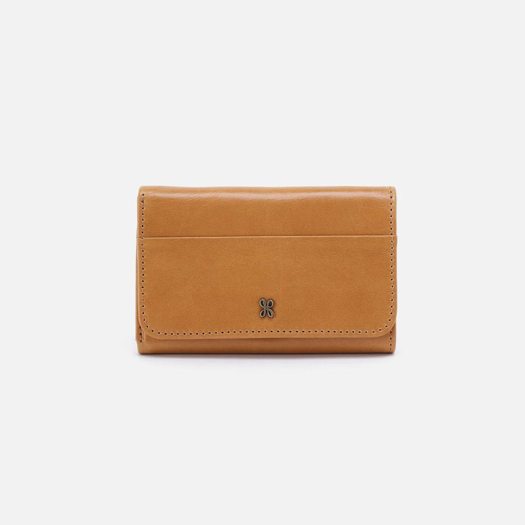 Hobo Jill Trifold Wallet Polished Leather - The Cottage