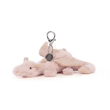 Jellycat Rose Dragon Bag Charm - The Cottage