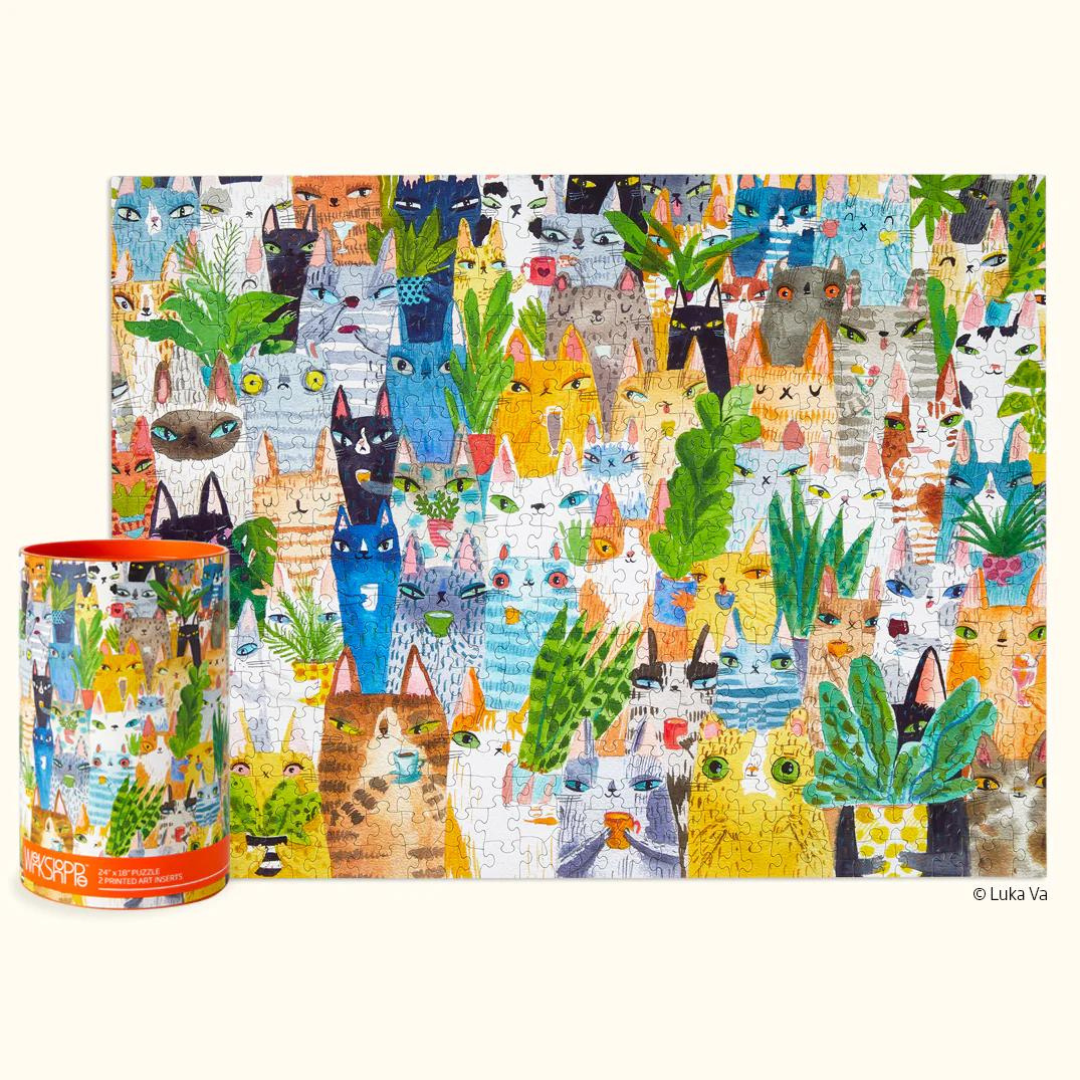 Werkshoppe Puzzle - Cat Plant Exchange - The Cottage