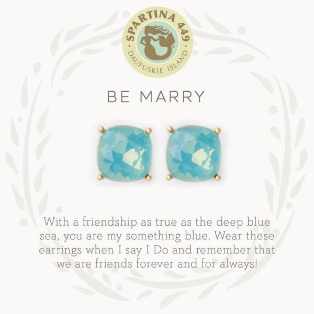 Spartina Sea La Vie Be Marry Stud Earrings - The Cottage