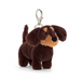 Jellycat Otto Sausage Dog Bag Charm - The Cottage