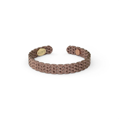 &Livy Metalysic Mesh 3mm Adjustable Ring - Rose Gold - The Cottage