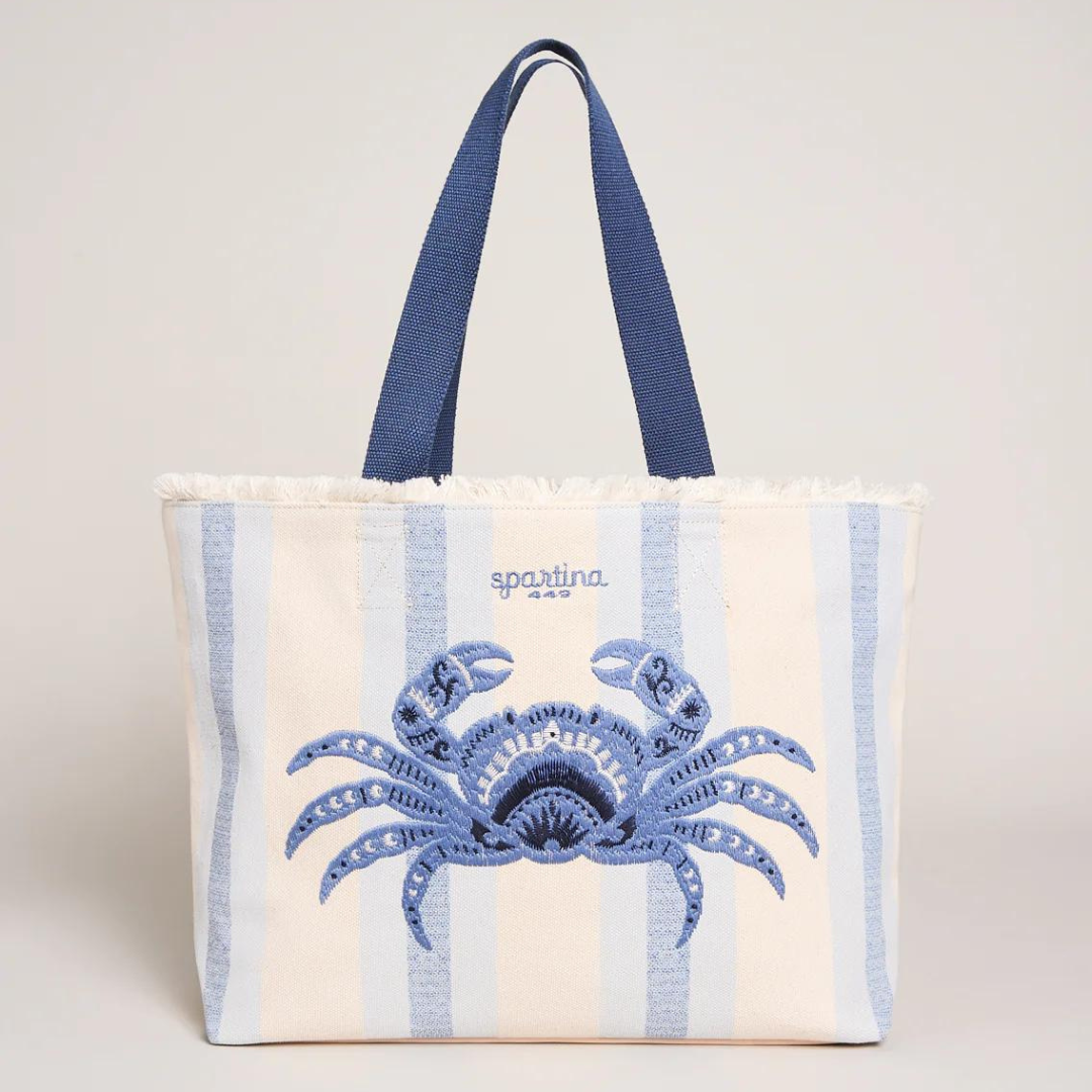 Spartina Beach Tote - Blue Crab