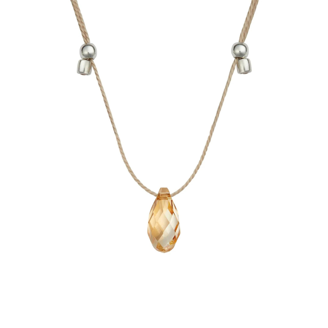 &Livy Gold Shade Hyevibe Crystal Necklace - The Cottage