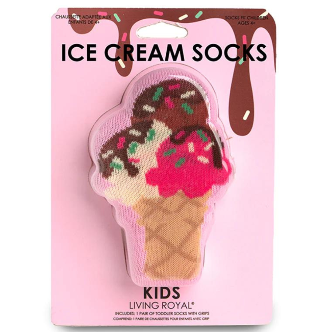 Living Royal Kid's Ice Cream 3D Socks - The Cottage