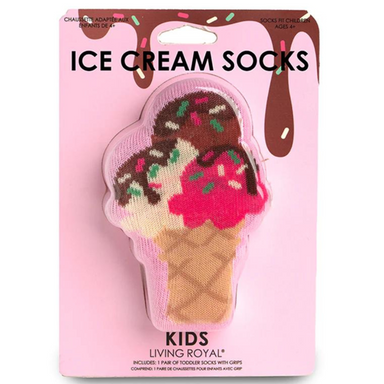 Living Royal Kid's Ice Cream 3D Socks - The Cottage