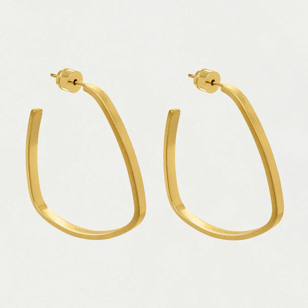 Dean Davidson Midi Square Hoop - Gold