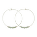 &Livy Green Aventurine Hyevibe Gemstone Hoop Earrings - The Cottage