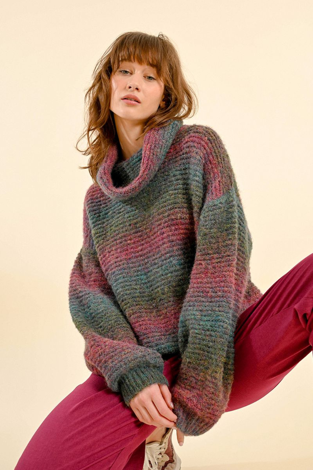 Molly Bracken Striped Knitted Sweater