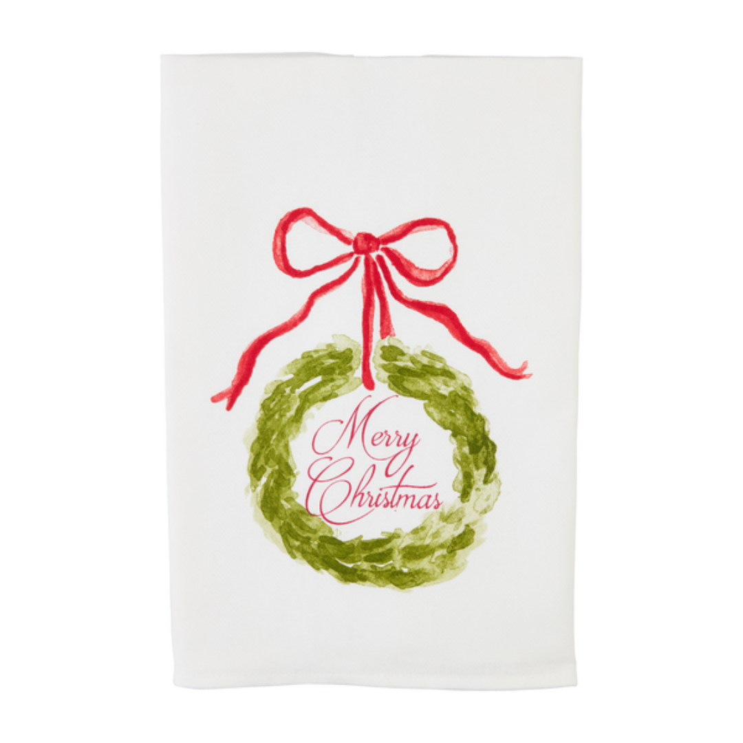 Mud Pie Christmas Topiary Towel