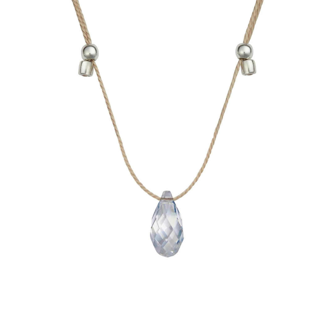 &Livy Blue Shade Hyevibe Crystal Necklace - The Cottage