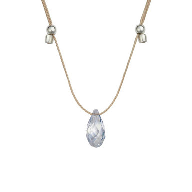 &Livy Blue Shade Hyevibe Crystal Necklace - The Cottage