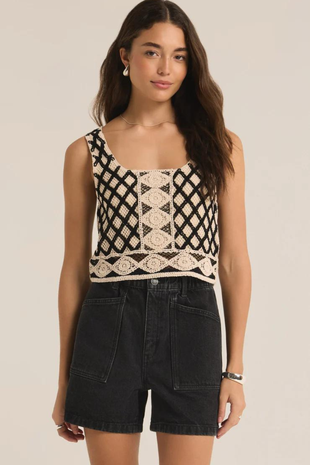 Z Supply Calle Crochet Tank