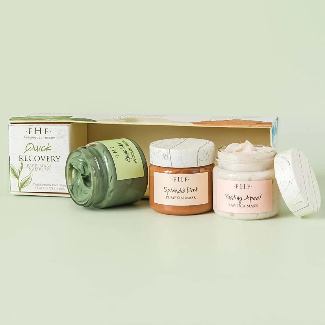 Farmhouse Fresh Quick Recovery Face  Mask Sampler Set - The Cottage