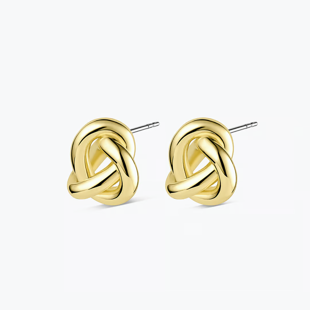 Gorjana Infinity Knot Studs - Gold