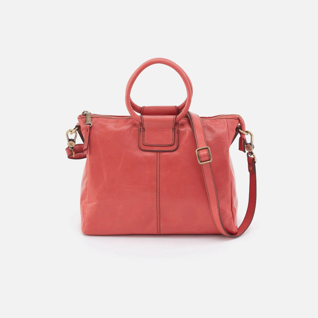 Hobo Sheila Medium Satchel Polished Leather - The Cottage