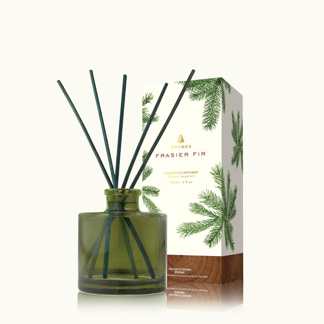 Thymes Green Petite Reed Diffuser - Frasier Fir