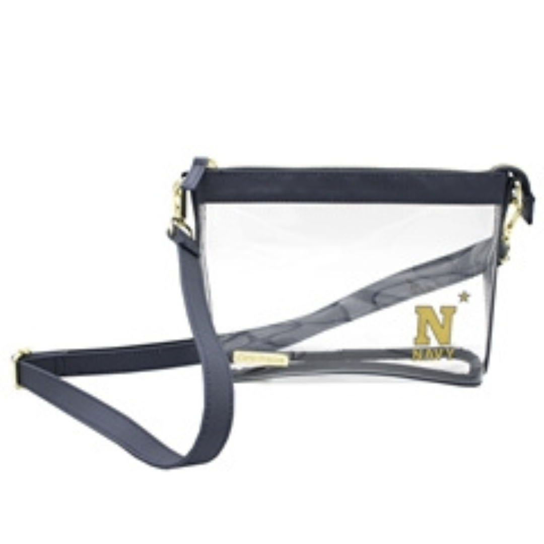 Capri Designs Small Clear Crossbody - USNA