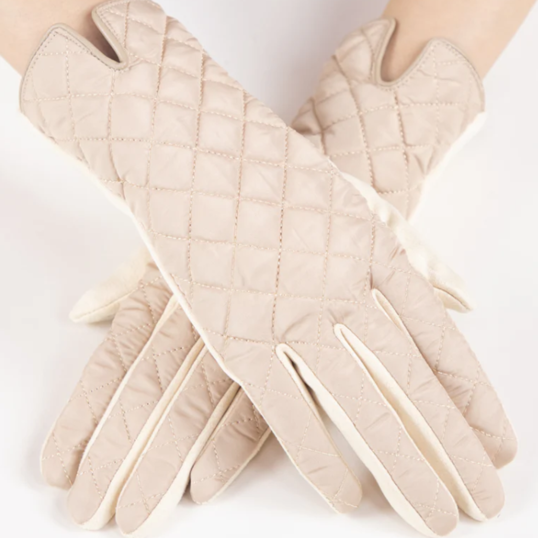 Quilted Solid Gloves