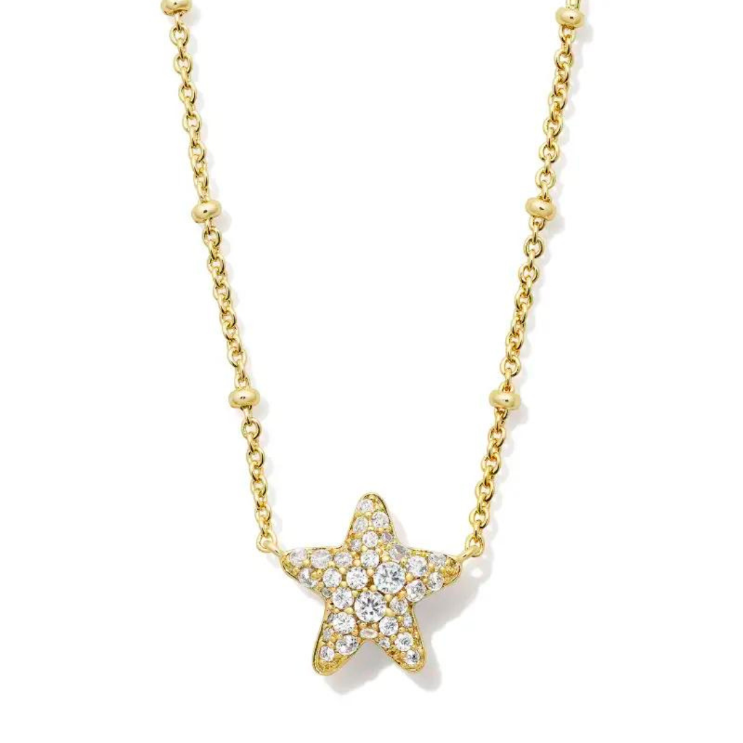 Kendra Scott Jae Pave Crystal Necklace