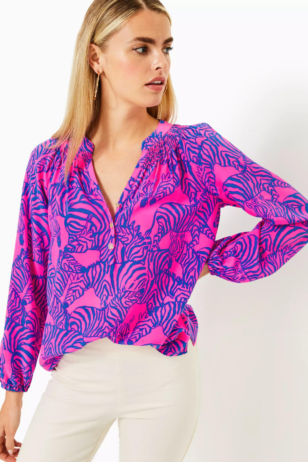 Lilly Pulitzer Elsa Top - Wild Nights