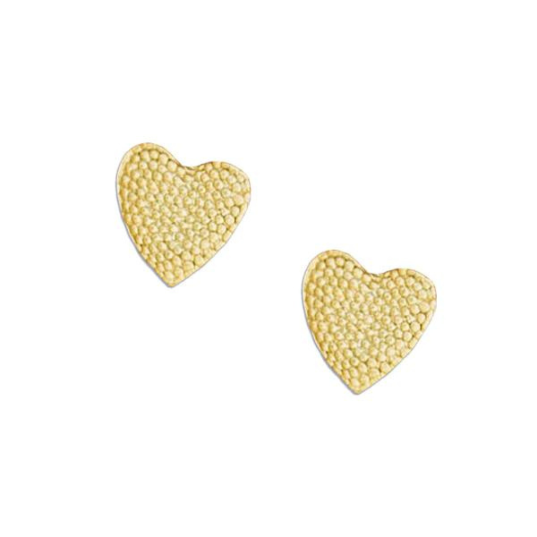 Susan Shaw Mini Heart Stud Earrings