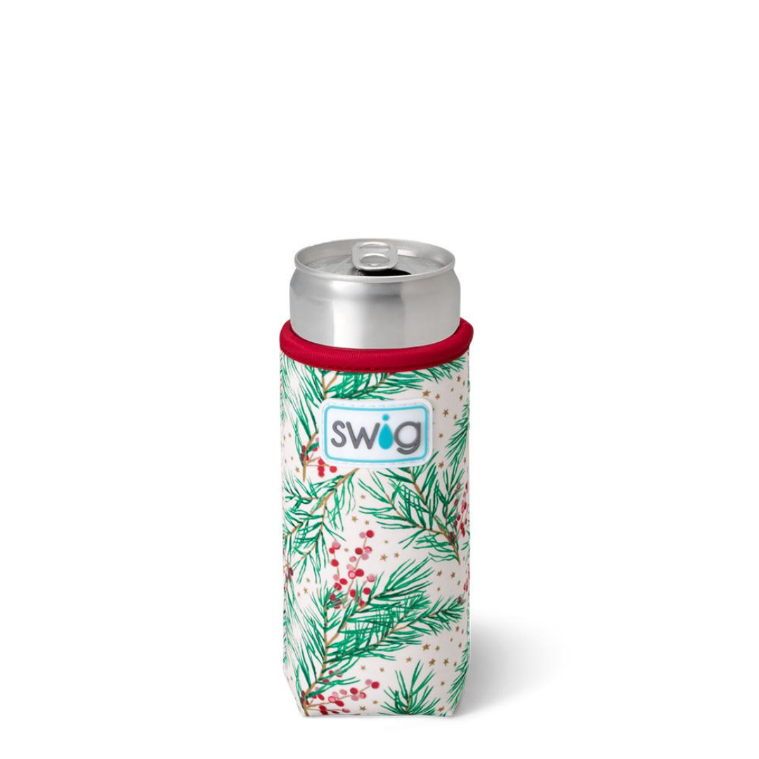 Swig Slim Can Coolie - Holiday Patterns