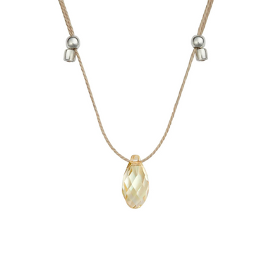 &Livy Green Luminous Hyevibe Crystal Necklace - The Cottage