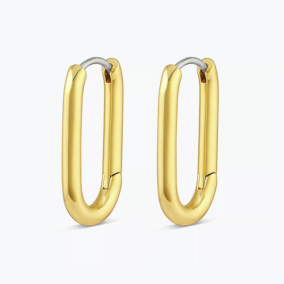 Gorjana Zoey Hoops - Gold