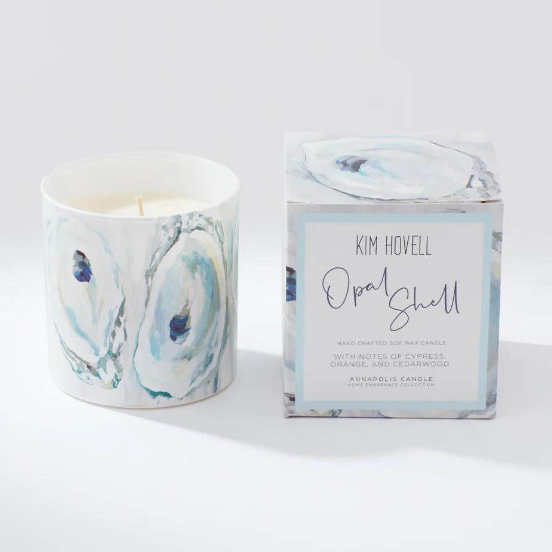 Kim Hovell Boxed Candle - Opal Shell