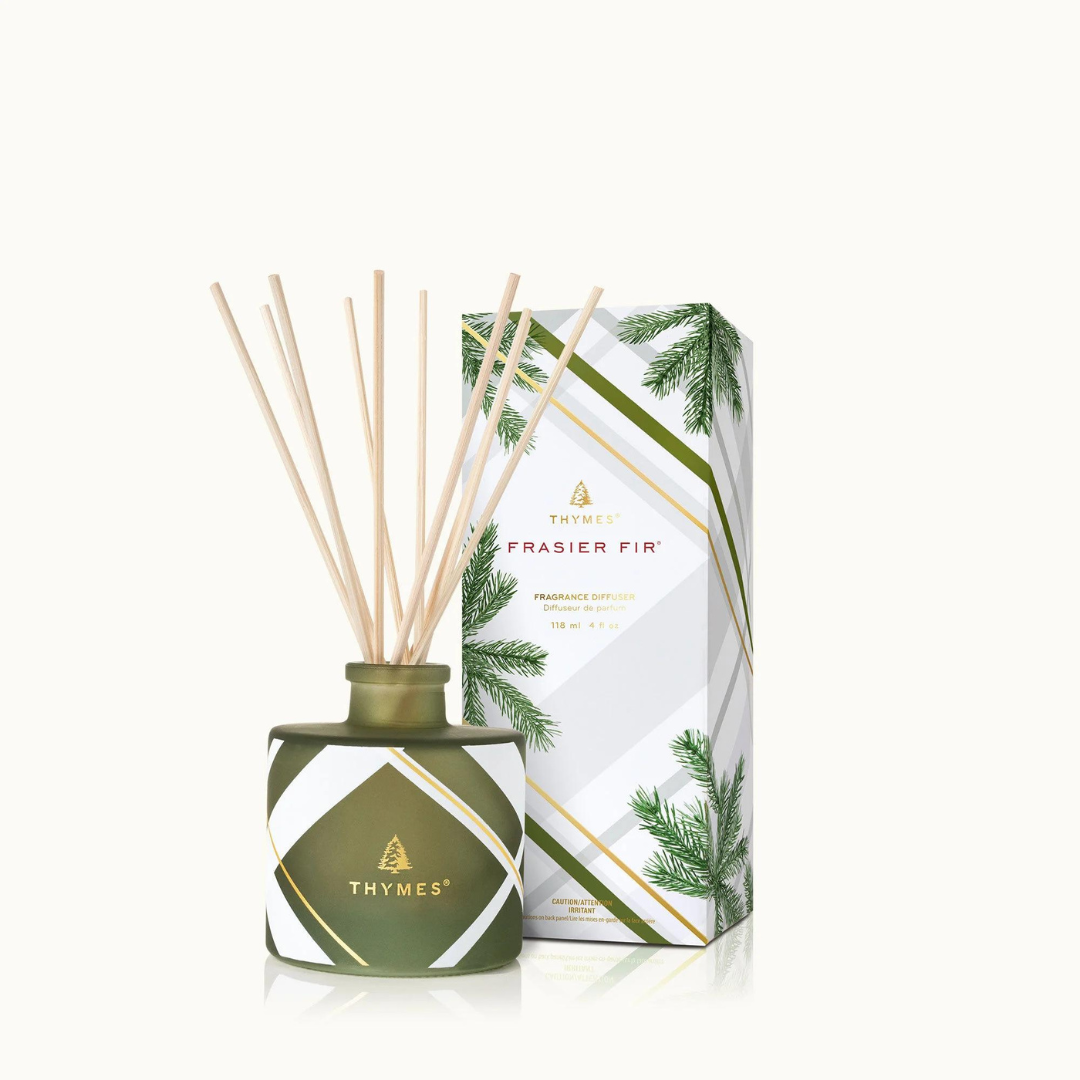 Thymes Petite Reed Diffuser - Plaid