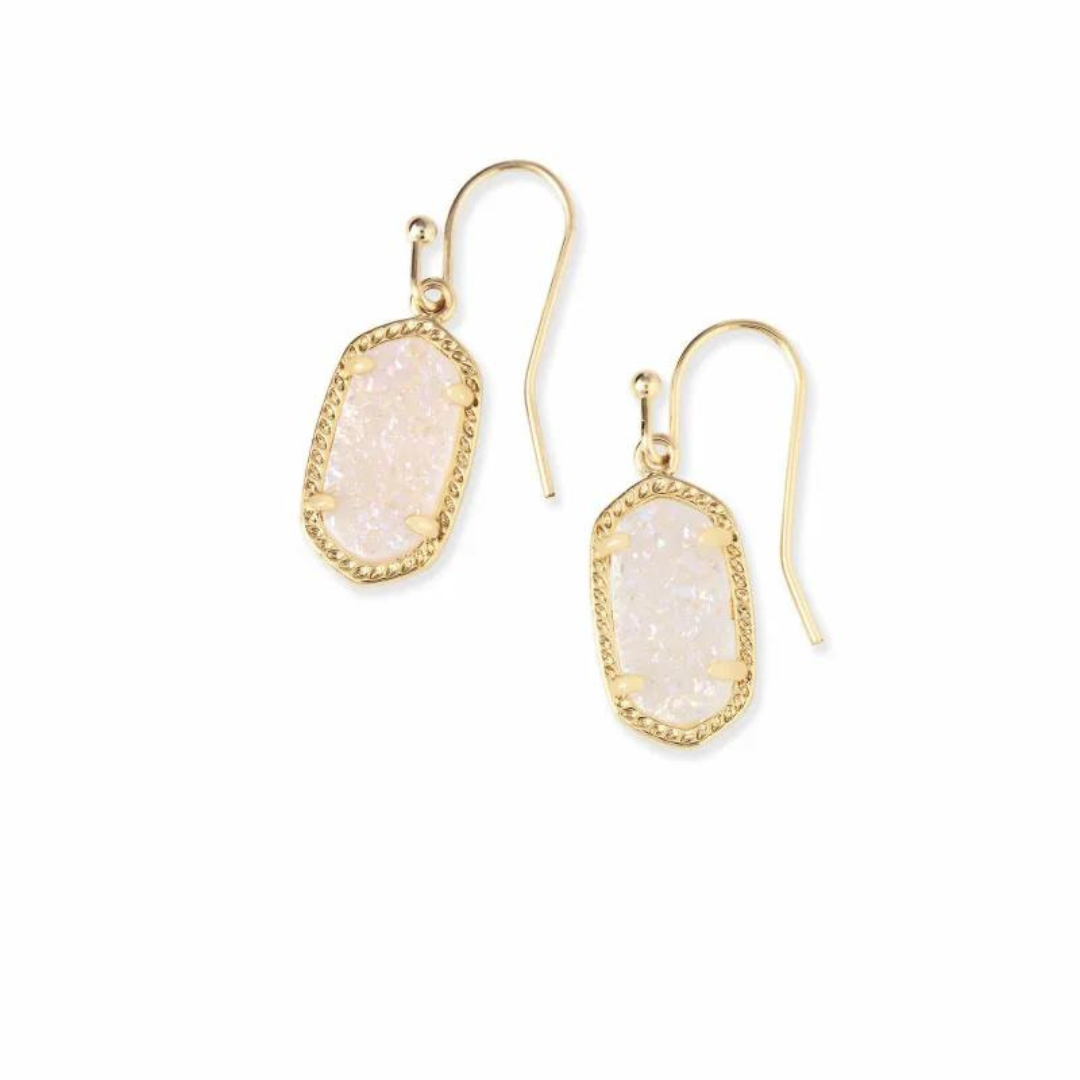 Kendra Scott Lee Drusy Drop Earrings - Gold