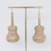 Leslie Curtis Cash Guitar Dangle Earrings - Gold - The Cottage