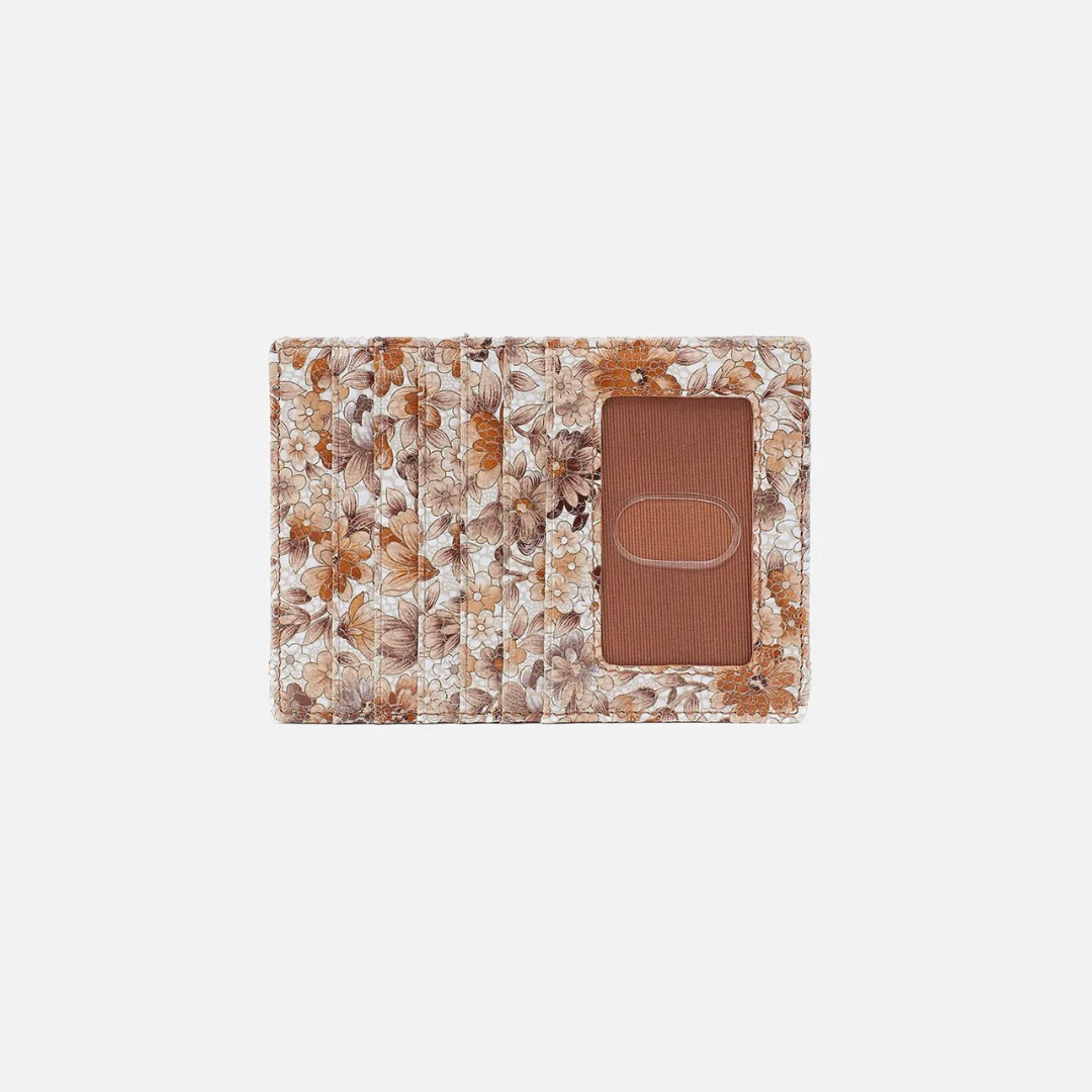 Hobo Euro Slide Printed Leather - Sepia Bloom