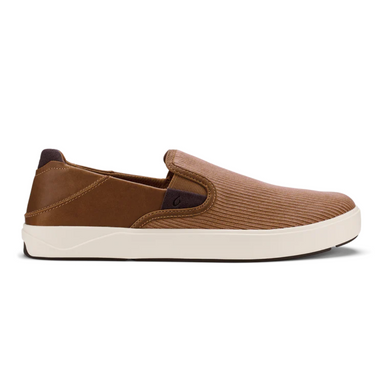 Olukai Lae'ahi Kapa Slip Ons - Tan/Dark Wood - The Cottage