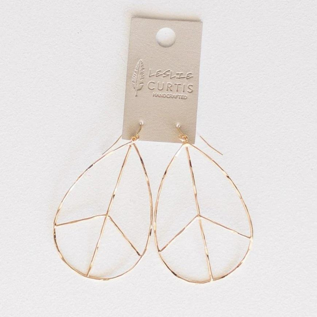 Leslie Curtis Lilah Peace Earrings