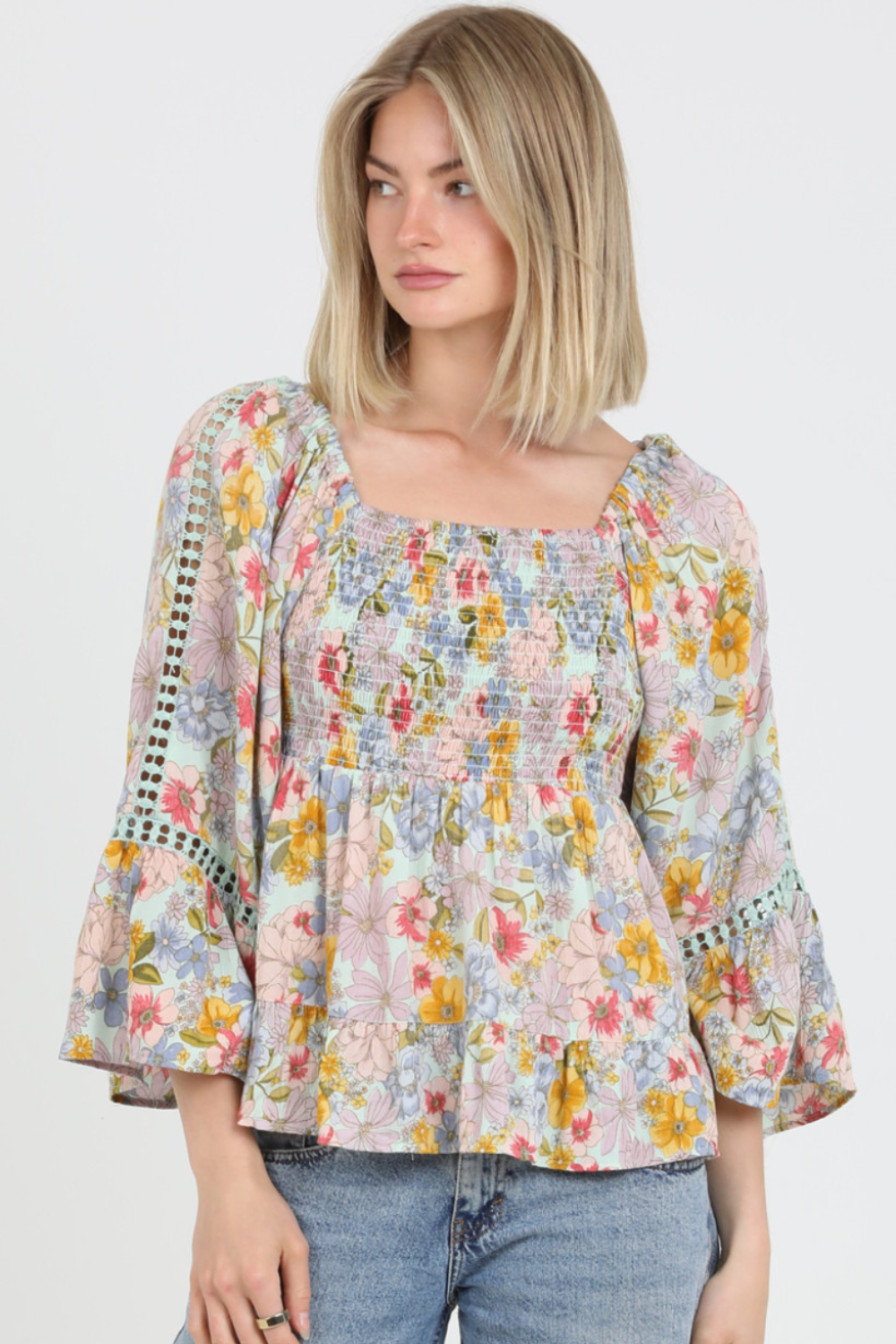 Angie Printed Top