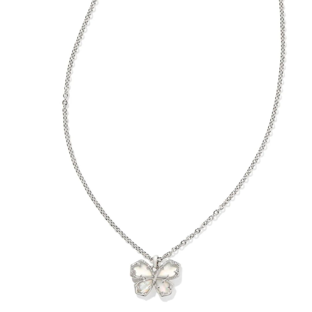 Kendra Scott Mae Butterfly Necklace - Rhodium