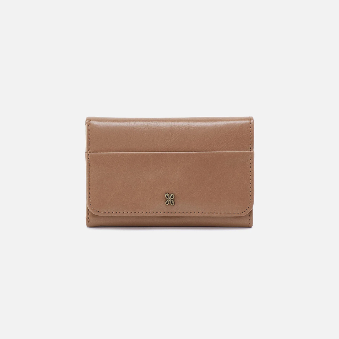 Hobo Jill Trifold Wallet - Cashmere