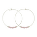 &Livy Rose Quartz Hyevibe Gemstone Hoop Earrings - The Cottage