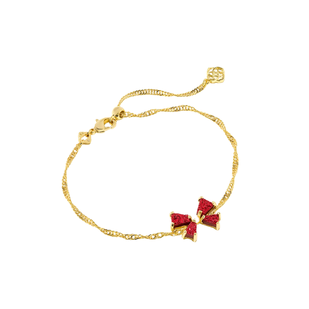 Kendra Scott Blair Bow Delicate Chain Bracelet - Gold